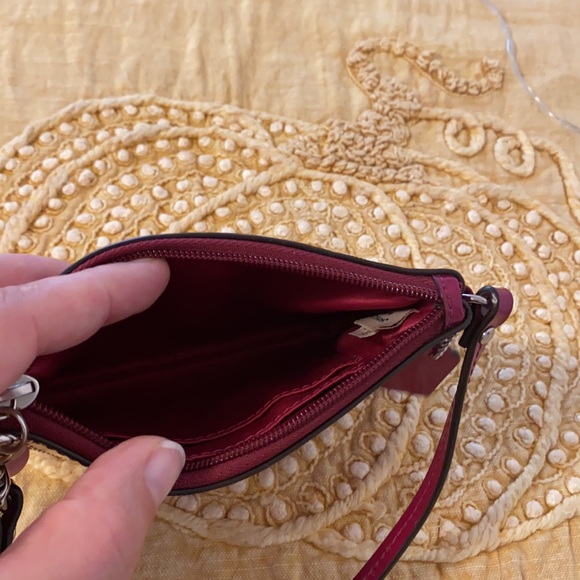 Coach Berry Corner Zip Wristlet - Picture 8 of 10